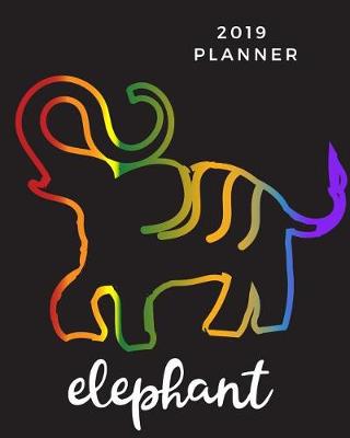 Book cover for 2019 Planner Elephant