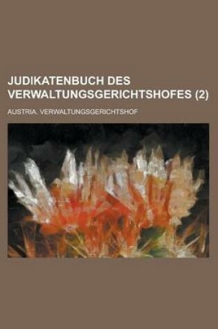 Cover of Judikatenbuch Des Verwaltungsgerichtshofes (2 )