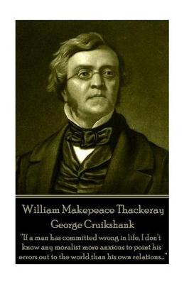 Book cover for William Makepeace Thackeray - George Cruikshank