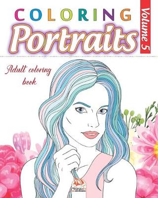 Book cover for Coloring portraits 5