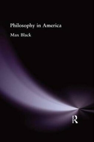 Cover of Philosophy in America