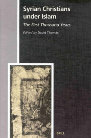 Cover of Syrian Christians under Islam, the First Thousand Years