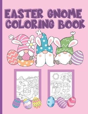 Book cover for Easter Gnome Coloring Book