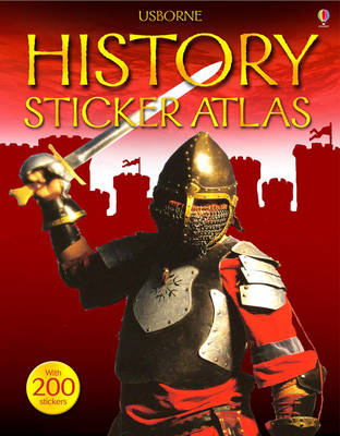 Book cover for Usborne Sticker Atlas