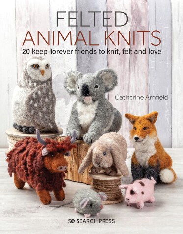 Book cover for Felted Animal Knits