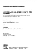 Book cover for Amazon Jungle-Green Hell to Red Desert?