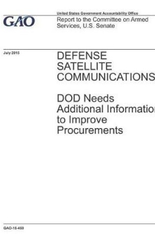 Cover of Defense Satellite Communications