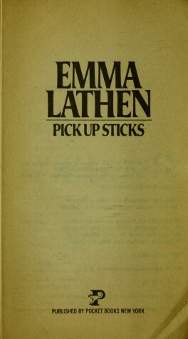 Book cover for Pick Up Sticks