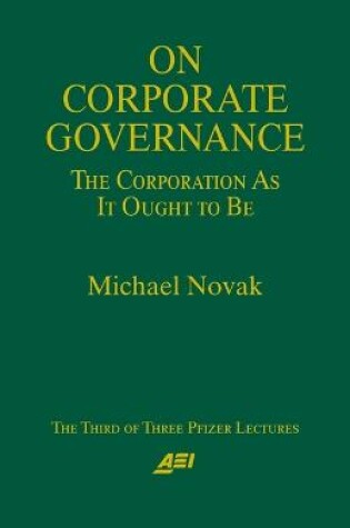 Cover of On Corporate Governance