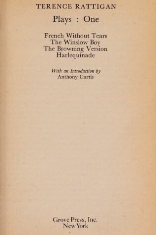 Cover of Plays