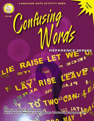 Book cover for Confusing Words, Grades 4 - 8