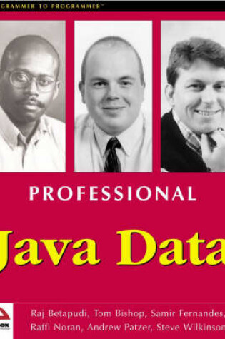 Cover of Professional Java Data