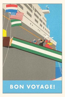 Cover of Vintage Journal Boarding the Cruise Travel Poster