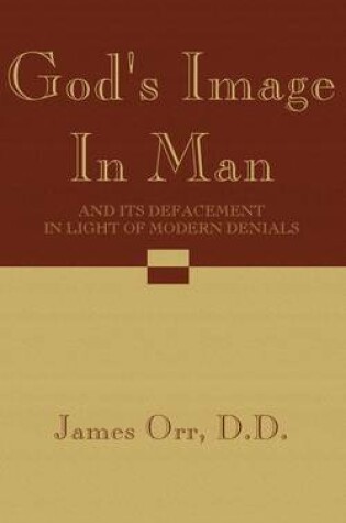 Cover of God's Image in Man