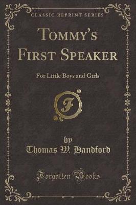 Book cover for Tommy's First Speaker