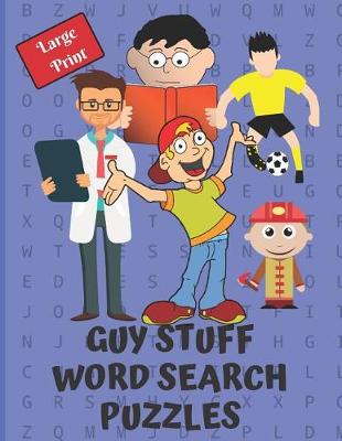Book cover for Guy Stuff Word Search Puzzle Book