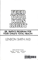 Book cover for Feed Your Kids Right