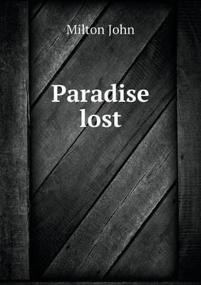 Book cover for Paradise lost