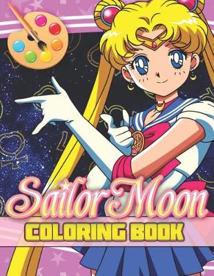 Book cover for Sailor Moon Coloring Book