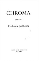 Book cover for Chroma