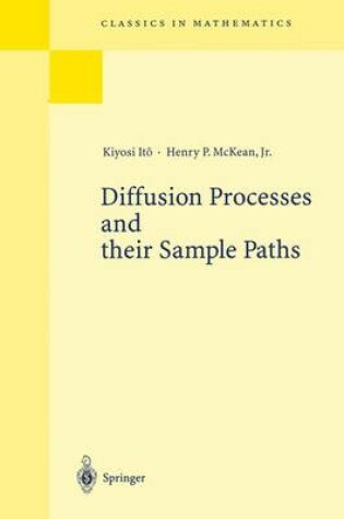 Cover of Diffusion Processes and Their Sample Paths.
