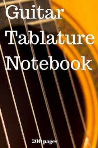 Cover of Guitar Tablature Notebook