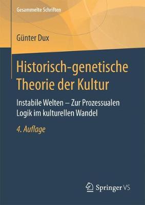 Book cover for Historisch-genetische Theorie der Kultur