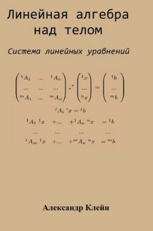 Cover of Linear Algebra Over Division Ring (Russian Edition)