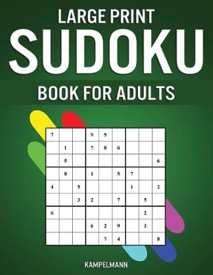 Book cover for Large Print Sudoku Book for Adults