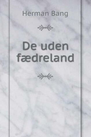 Cover of De uden fædreland