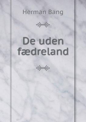 Book cover for De uden fædreland