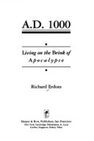 Cover of A.D. 1000
