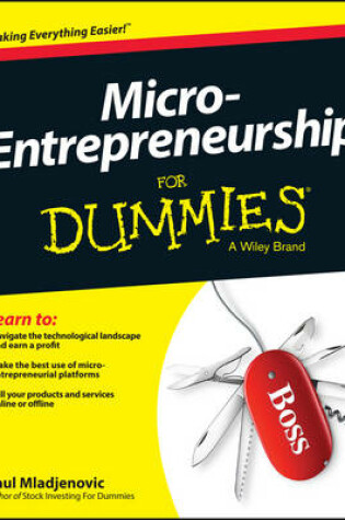 Cover of Micro-Entrepreneurship For Dummies