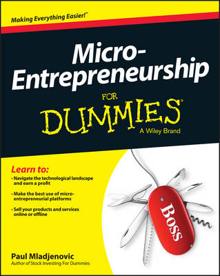 Book cover for Micro-Entrepreneurship For Dummies