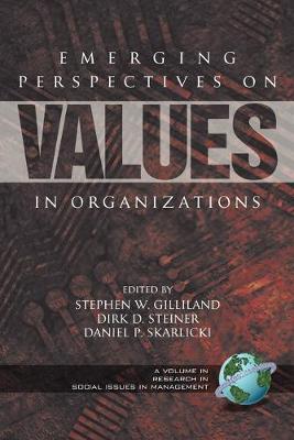 Book cover for Emerging Perspectives Values in Organizations