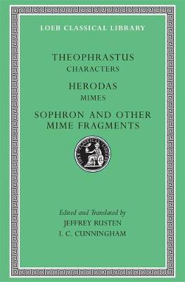 Cover of Characters. Herodas: Mimes. Sophron and Other Mime Fragments