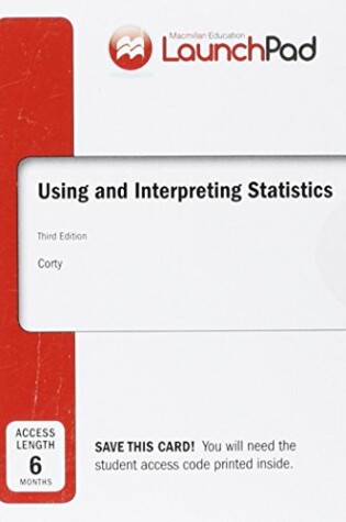 Cover of Launchpad for Using and Interpreting Statistics (1-Term Access)