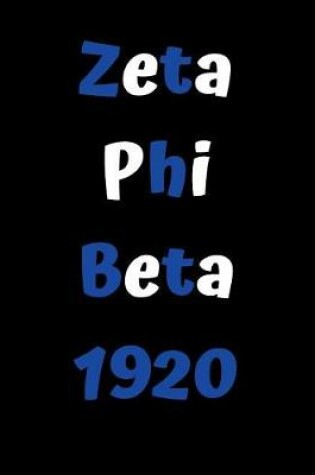 Cover of Zeta Phi Beta 1920