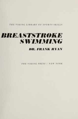 Cover of Breaststroke Swimming