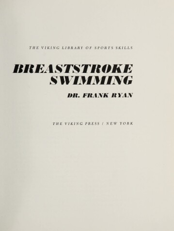 Cover of Breaststroke Swimming