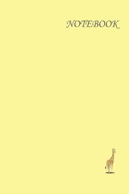 Book cover for Pastel Yellow Animal Composition Book