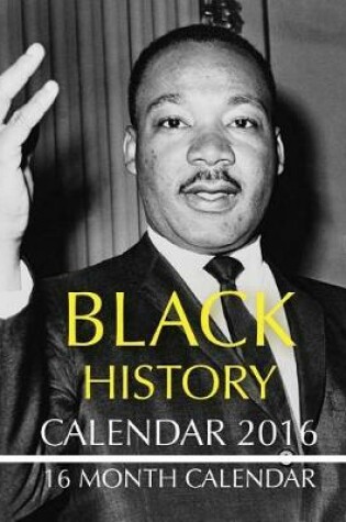 Cover of Black History Calendar 2016