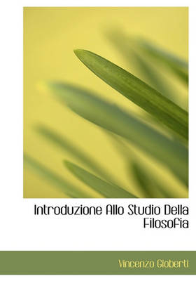 Book cover for Introduzione Allo Studio Della Filosofia