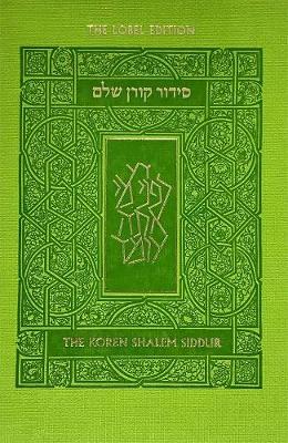 Book cover for Koren Shalem Siddur with Tabs, Compact, Green