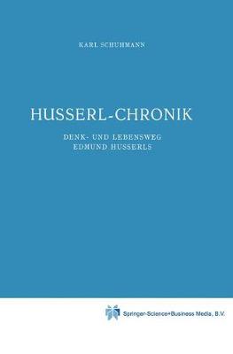 Book cover for Husserl-Chronik