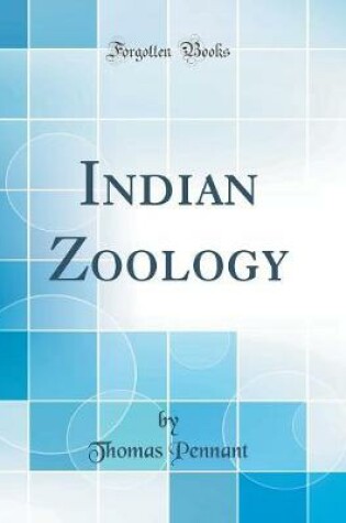 Cover of Indian Zoology (Classic Reprint)