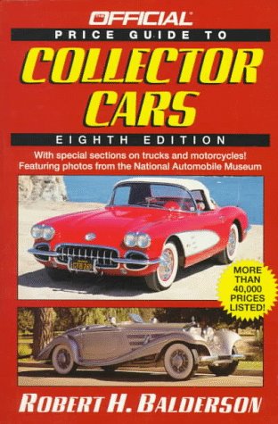 Book cover for The Official Price Guide to Collector Cars