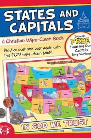 Cover of States and Capitals Christian Wipe-Clean Workbook