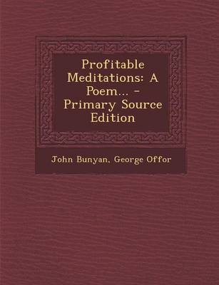 Book cover for Profitable Meditations