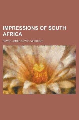 Cover of Impressions of South Africa